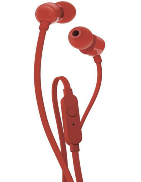 JBL AURICULAR TUNE T110 ROJO