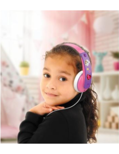 JVC AURICULAR KIDS JACK ROSA