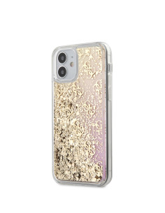 GUESS CARCASA IRIDISCENT IPHONE 12 MINI ORO