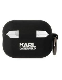 KARL LAGERFELD FUNDA 3D KARL SILICONA AIRPODS PRO2 NEGRO 2