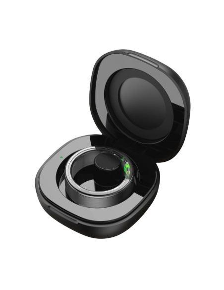 KSIX ANILLO INTELIGENTE SATURN TALLA M NEGRO