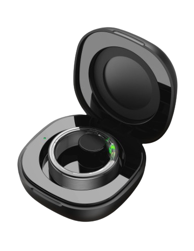 KSIX ANILLO INTELIGENTE SATURN TALLA XS NEGRO