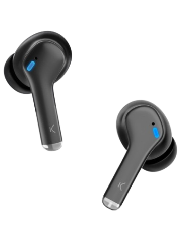 KSIX AURICULARES ANC / ENC / PANTALLA / NEGRO