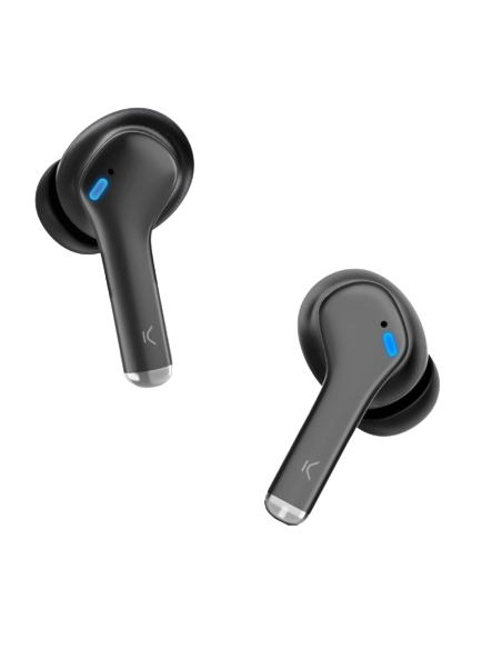 KSIX AURICULARES ANC / ENC / PANTALLA / NEGRO