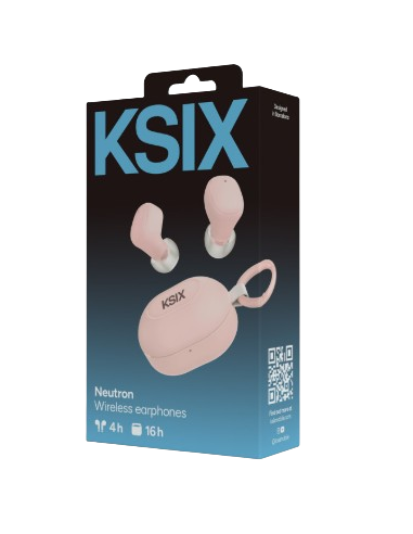 KSIX AURICULARES NEUTRON BUDS ROSA