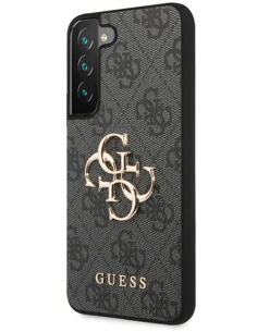 GUESS carcasa METAL LOGO SAMSUNG S23+ GRIS