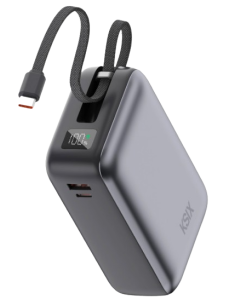 KSIX BATERIA AUXILIAR 30000mAh / PD 65W / CABLE USBc 2