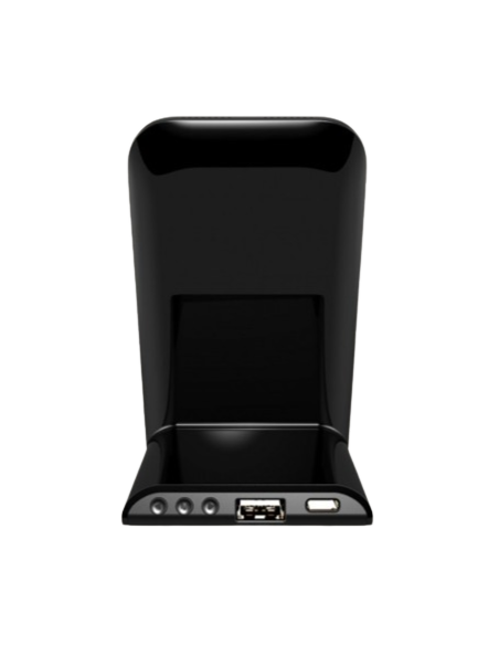 KSIX CARGADOR INALAMBRICO  y DESPERTADOR QUICK 15W NEGRO