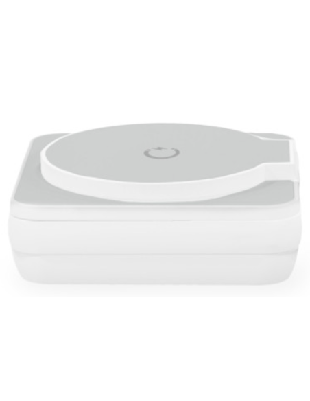 KSIX CARGADOR INDUCCION CUBE PLEGABLE 15W 3 EN 1 BLANCO