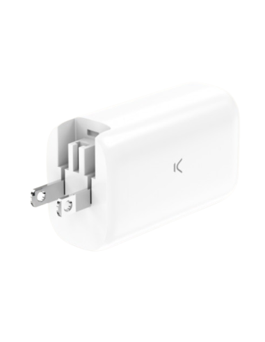 KSIX CARGADOR REDTRAVEL 2XUSB-C 1XESB 65W GAN EU/UK BLANCO