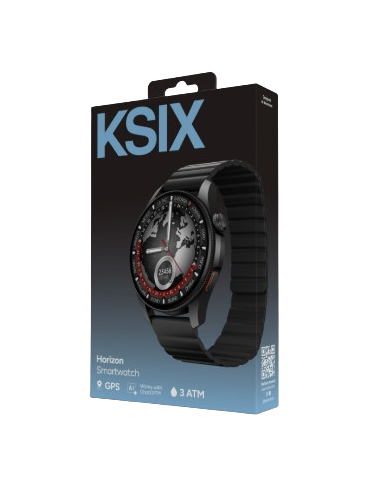 KSIX SMARTWATCH HORIZON GPS NEGRO