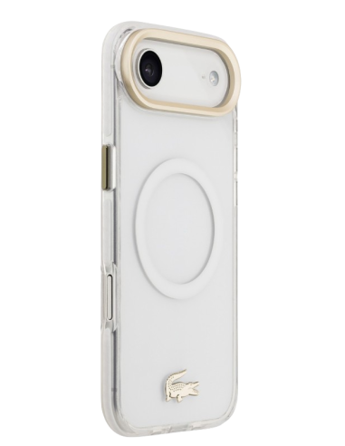 LACOSTE CARCASA MAGSAFE SHOCKPROOF IPHONE AIR DORADO/BLANCO