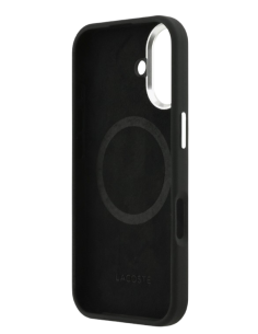 LACOSTE CARCASA MAGSAFE SILICONE CROC IPHONE 17 NEGRO 2