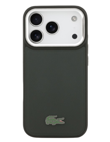 LACOSTE CARCASA MAGSAFE SOPORTE CAMARA IPHONE 17 PRO VERDE