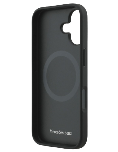 MERCEDES BENZ CARCASA MAGSAFE LEAVES IPHONE 17 NEGRO