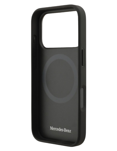 MERCEDES BENZ CARCASA MAGSAFE STAR IPHONE 17 PRO NEGRO
