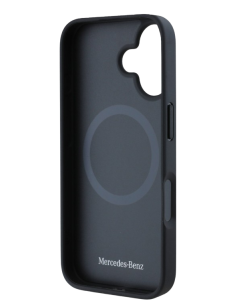 MERCEDES BENZ CARCASA MAGSAFE WOOD IPHONE 16 NEGRO 2