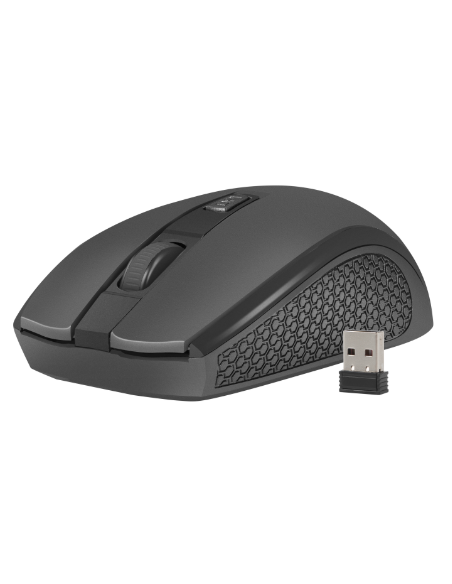 NATEC RATON INALAMBRICO JAY2 1600DPI NEGRO