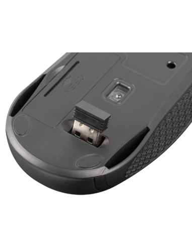NATEC RATON INALAMBRICO JAY2 1600DPI NEGRO