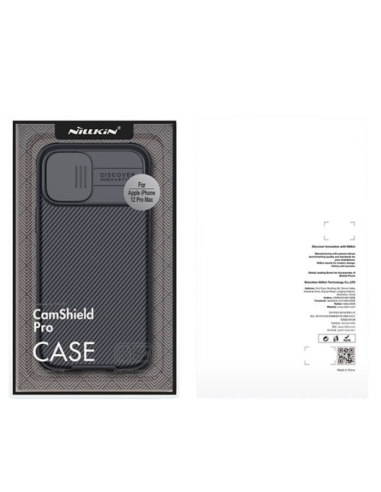 NILLKIN CARCASA CAMSHIELD IPHONE 12 PRO MAX NEGRO