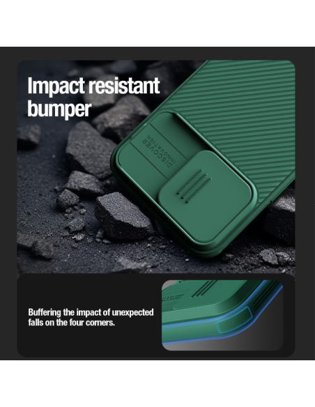 NILLKIN CARCASA CAMSHIELD IPHONE 12 PRO MAX NEGRO