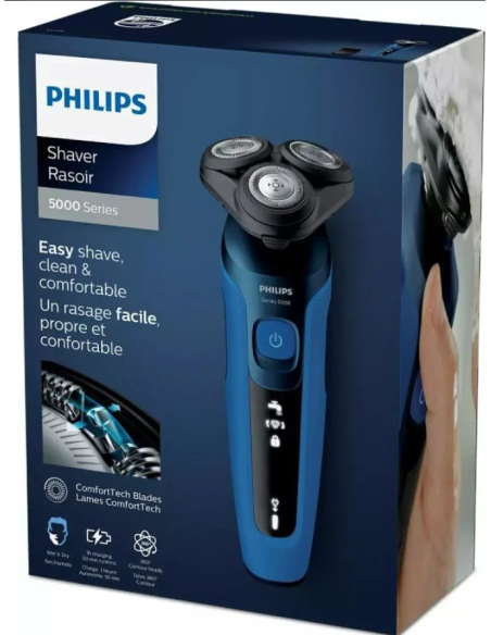 PHILIPS AFEITADORA SERIE 5000 S5466/17 RECARGABLE 2 ACCESORIOS
