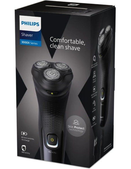 PHILIPS AFEITADORA X3021 CON BATERIA / 1 ACCESORIO