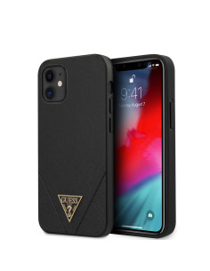GUESS carcasa V.STITCH iphone 12 MINI NEGRO