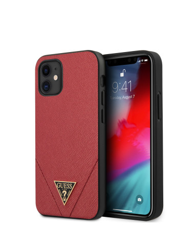GUESS carcasa V.STITCH iphone 12 MINI ROJO
