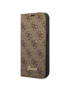 GUESS funda 4G SCRIPT iphone 14 PLUS MARRON