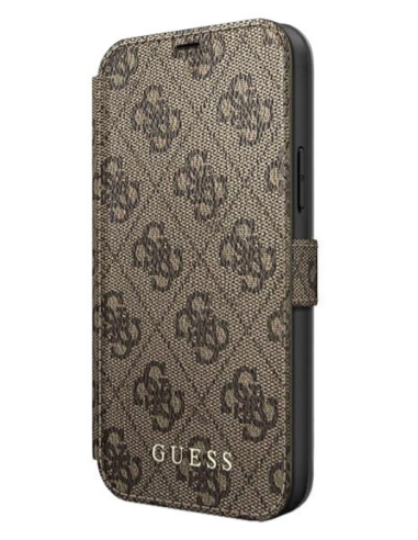 GUESS funda 4G iphone 12 MINI MARRON