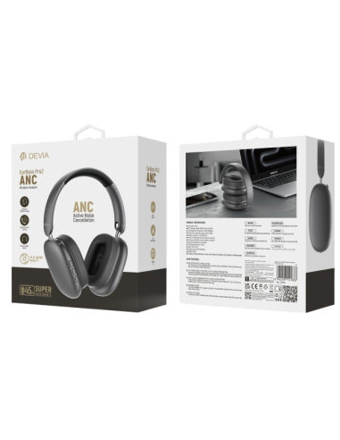 DEVIA AURICULAR BLUETOOTH ANC EARBASS PRO2 GRIS