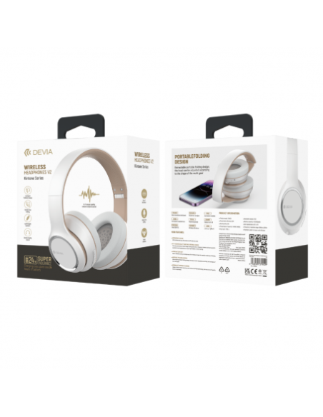 DEVIA AURICULAR BLUETOOTH KINTONE v2 BLANCO