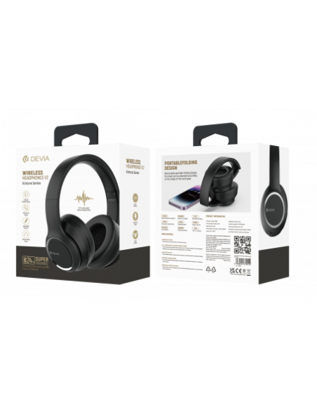 DEVIA AURICULAR BLUETOOTH KINTONE v2 NEGRO