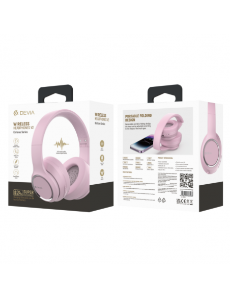 DEVIA AURICULAR BLUETOOTH KINTONE v2 ROSA