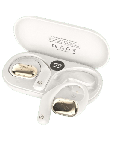 DEVIA AURICULAR BLUETOOTH OWS LITE1 BEIGE