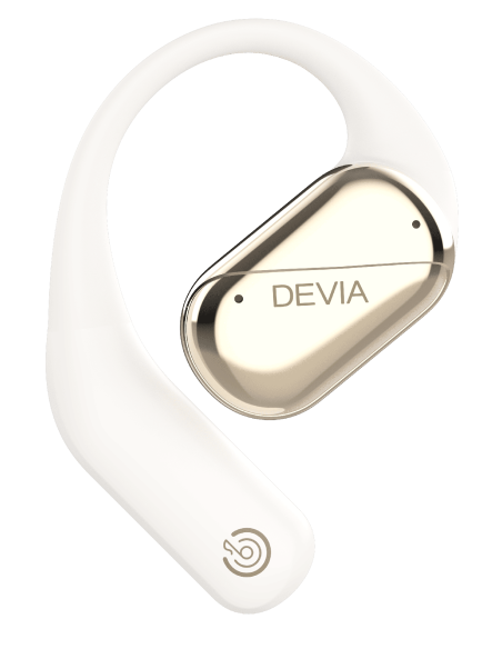 DEVIA AURICULAR BLUETOOTH OWS LITE1 BEIGE