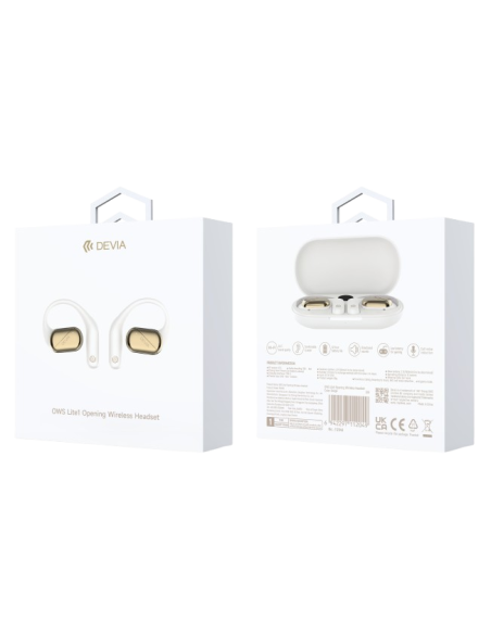 DEVIA AURICULAR BLUETOOTH OWS LITE1 BEIGE