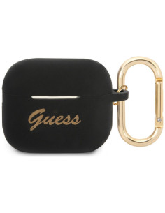 GUESS FUNDA SCRIPT SILICONA AIRPODS 3 GRIS