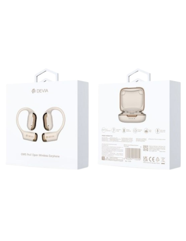 DEVIA AURICULAR BLUETOOTH OWS PRO1 BEIGE