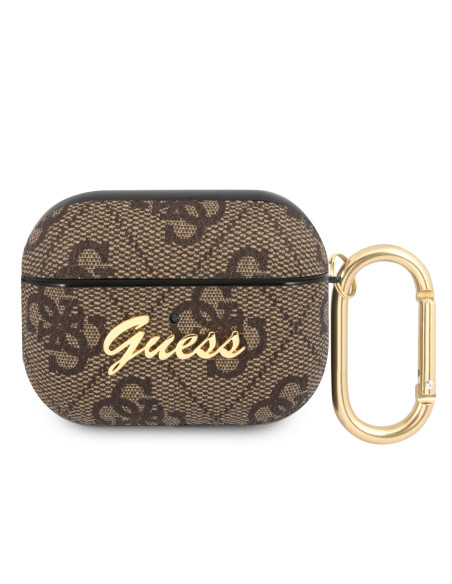 GUESS FUNDA SCRIPT AIRPODS 3 MARRON