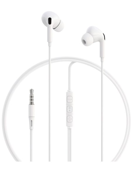 DEVIA AURICULAR KINTONE A2 JACK SILICONA BLANCO
