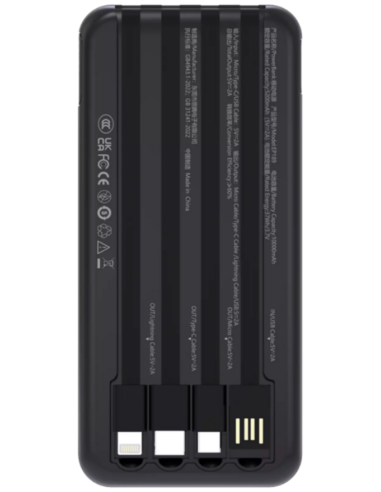 DEVIA BATERIA AUXILIAR KINTONE 4 EN 1 10000mAh NEGRO