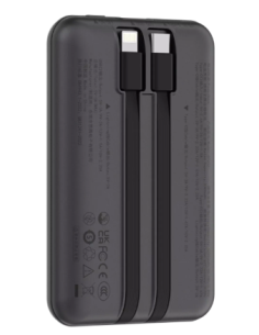 DEVIA BATERIA AUXILIAR MINI 10000mAh 22,5W + 2 CABLES NEGRO 2