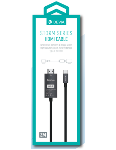 DEVIA CABLE HDMI - TIPO C