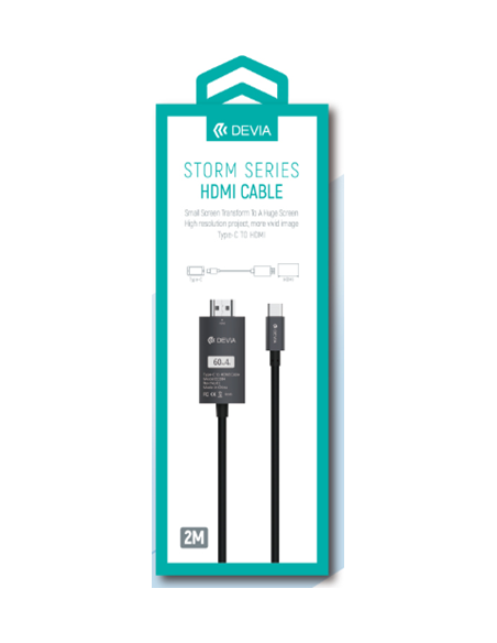DEVIA CABLE HDMI - TIPO C