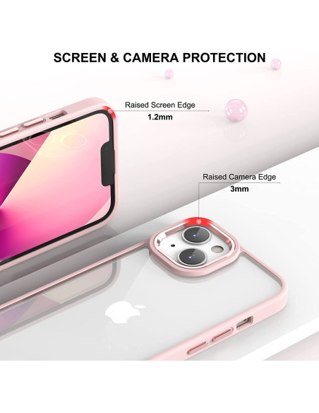 DEVIA CARCASA CRYSTAL IPHONE 14 PRO ROSA