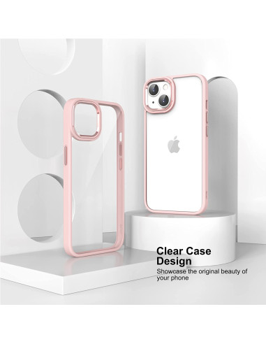 DEVIA CARCASA CRYSTAL IPHONE 14 ROSA