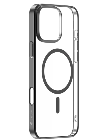 DEVIA CARCASA GLIMMER MAGSAFE IPHONE 16 NEGRO