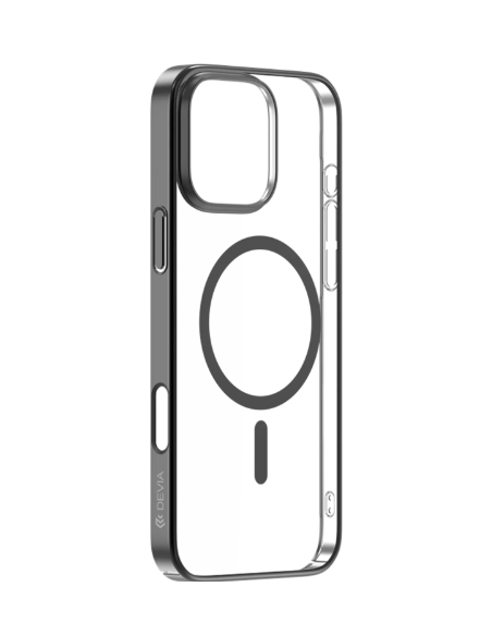 DEVIA CARCASA GLIMMER MAGSAFE IPHONE 16 NEGRO